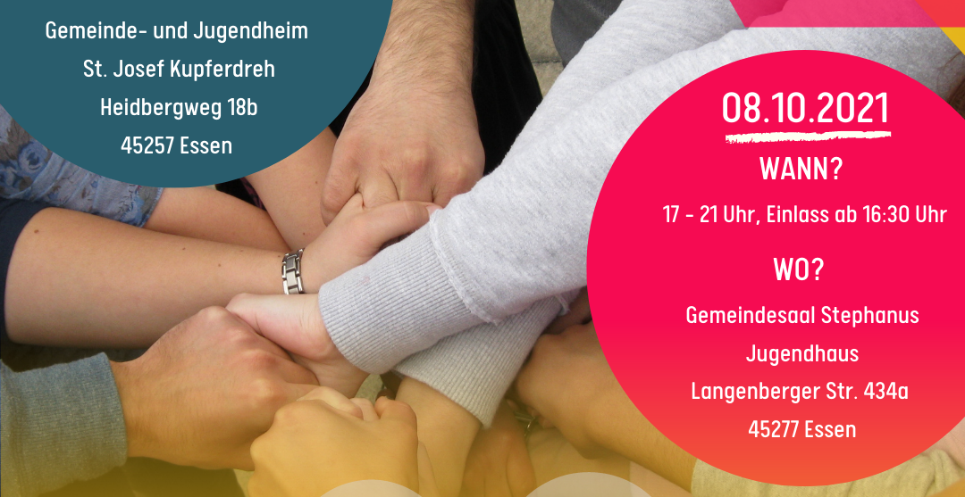 Werbepost Jugendforum Ruhrhalbinsel am 08.10.2021